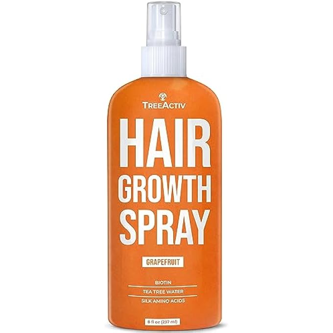 TreeActiv HAIR GROWTH DAILY NOURISHING SPRAY | NATURAL LEAVE IN CONDITIONER | ANTI FRIZZ | REDUCE CURLY FRIZZY HAIR| ARGAN OIL | BIOTIN | KERATIN | SILK AMINOS | TEA TREE (GRAPEFRUIT LEMONGRASS) - Image 2